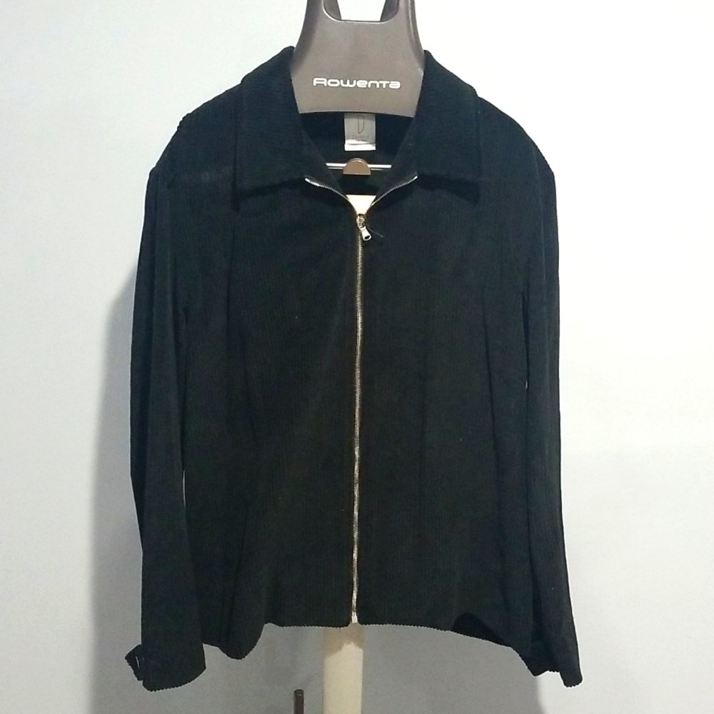 Devaux black corduroy jacket